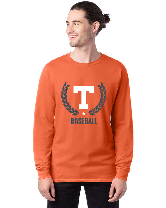 Baseball Men's Cotton Long Sleeve T-Shirt