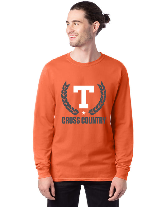 Cross Country Men's Cotton Long Sleeve T-Shirt