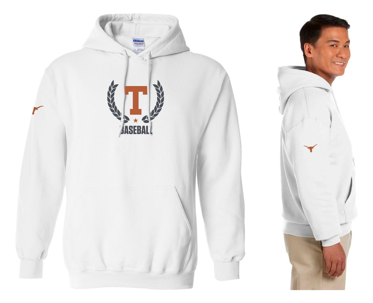 Baseball Hooded Sweatshirt