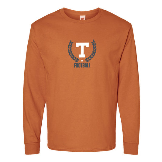 Football Men's Cotton Long Sleeve T-Shirt