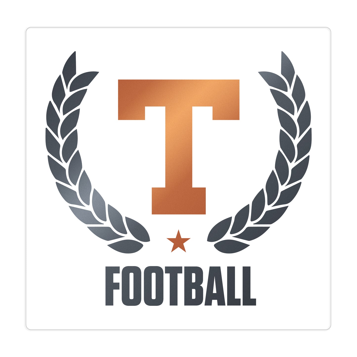Football Car Decal