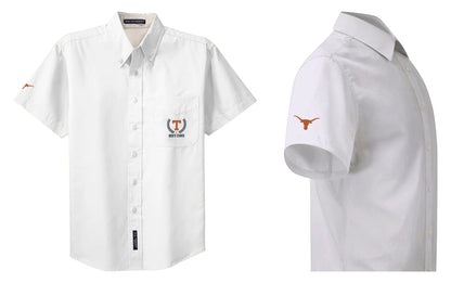Men's Tennis Men's Short Sleeve Easy Care Button-Down Shirt