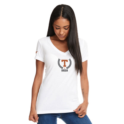 Soccer Women's V-Neck T-Shirt