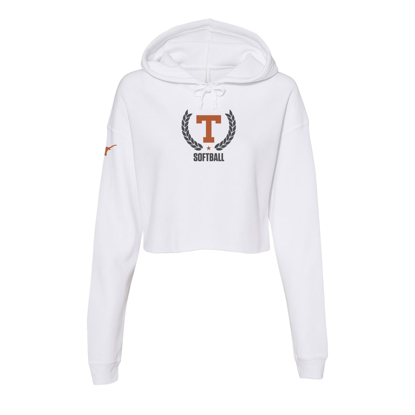 Softball Cropped Hoodie