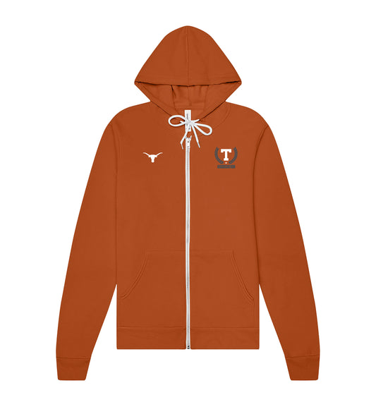 Adult Unisex Full Zip Hooded Fleece