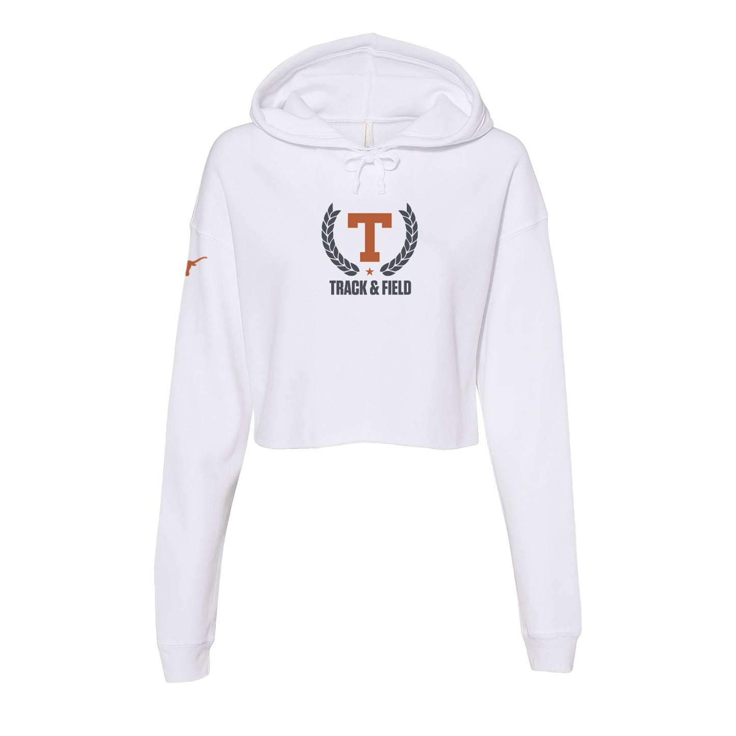 Track And Field Cropped Hoodie