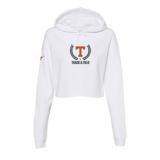 Track And Field Cropped Hoodie