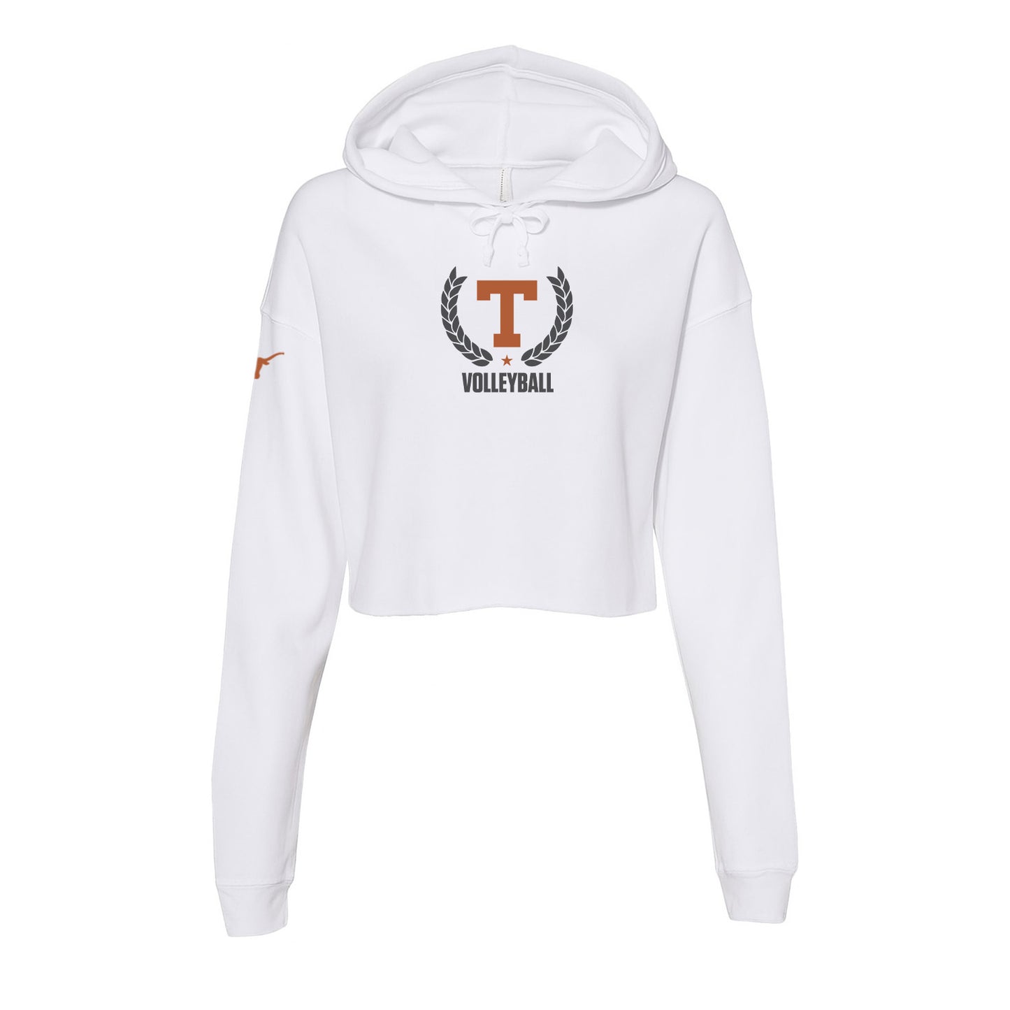 Volleyball Cropped Hoodie