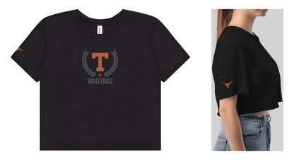 Volleyball Cropped Women's Shirt