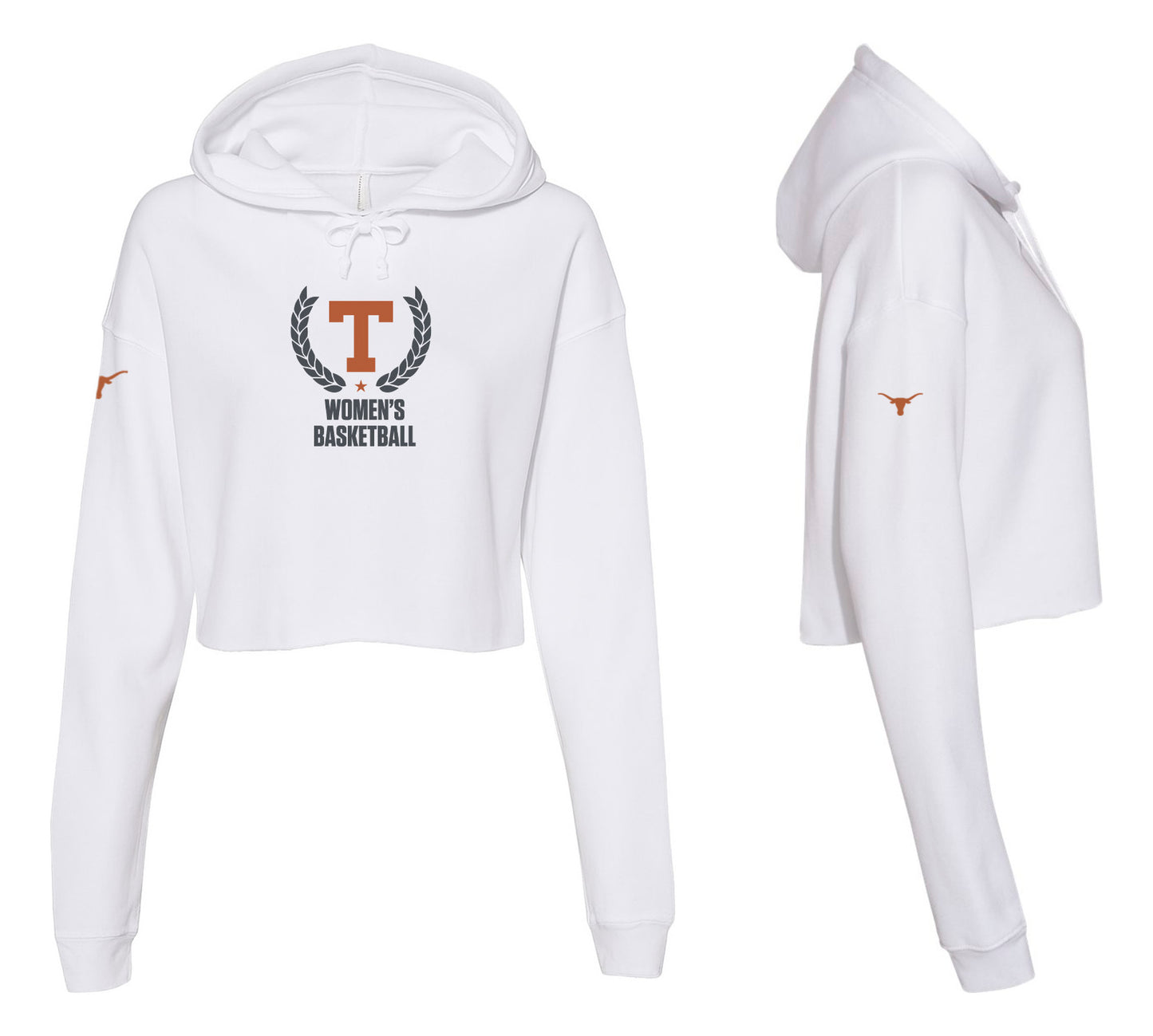 Women's Basketball Cropped Hoodie