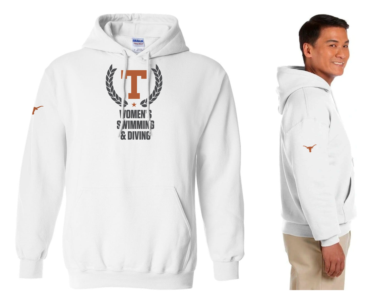 Women's Swimming & Diving Hooded Sweatshirt