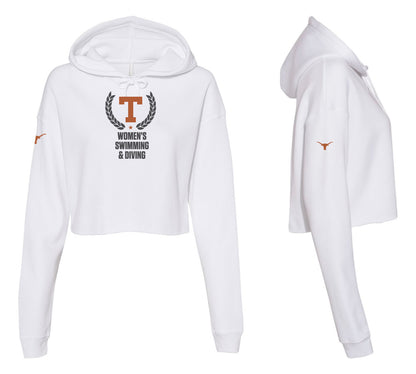 Women's Swimming & Diving Cropped Hoodie