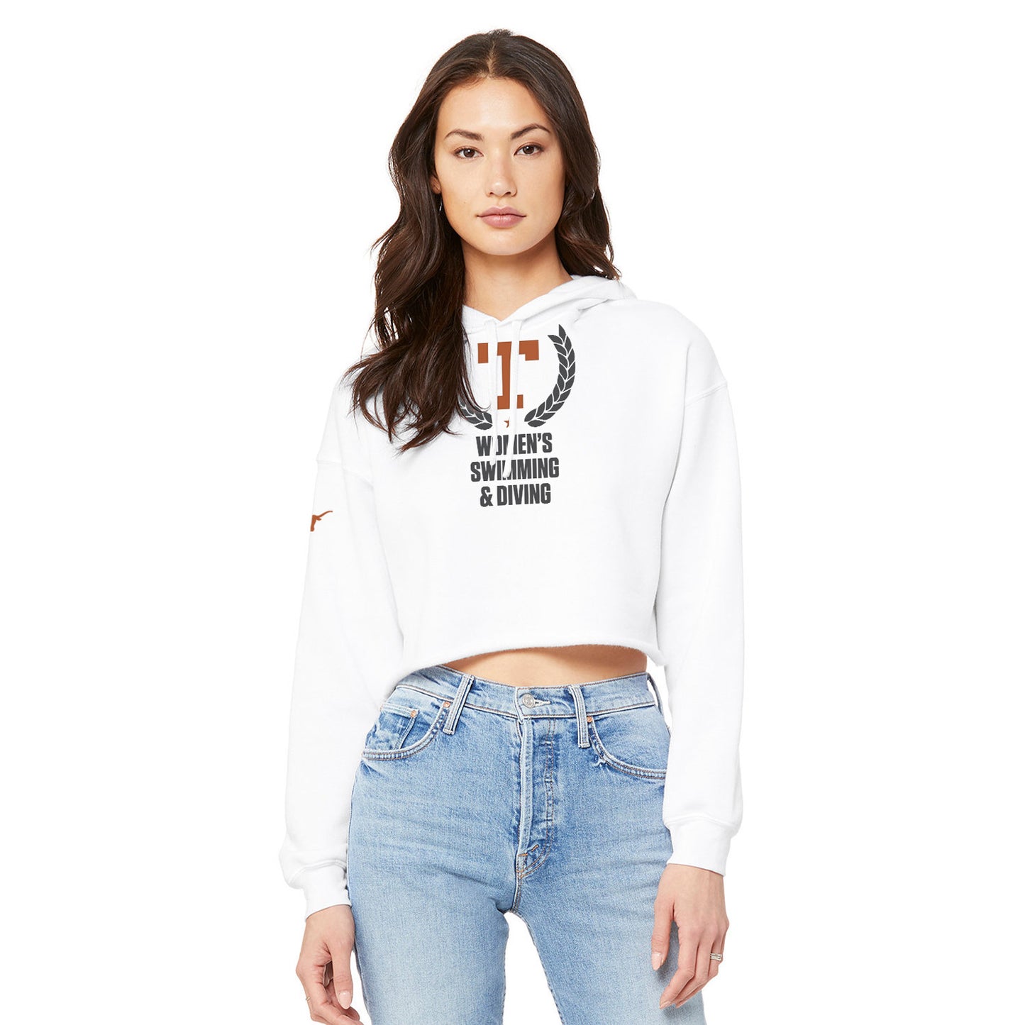Women's Swimming & Diving Cropped Hoodie