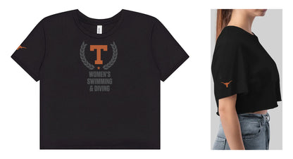 Women's Swimming & Diving Cropped Women's Shirt