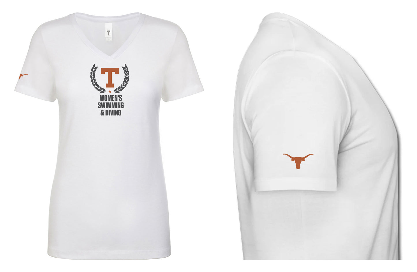 Women's Swimming & Diving Women's V-Neck T-Shirt