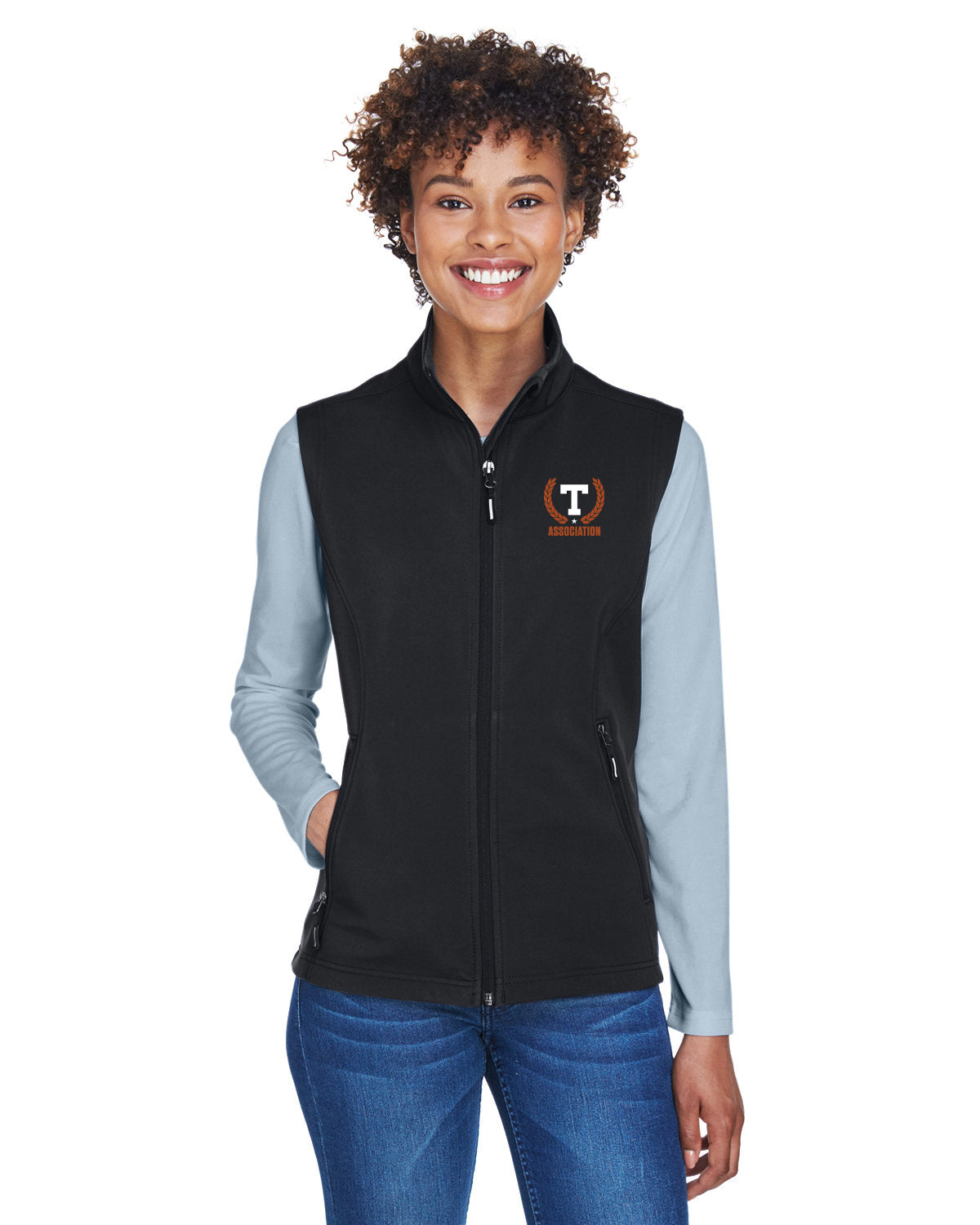 CORE365 Ladies' Cruise Two-Layer Fleece Bonded Soft Shell Vest